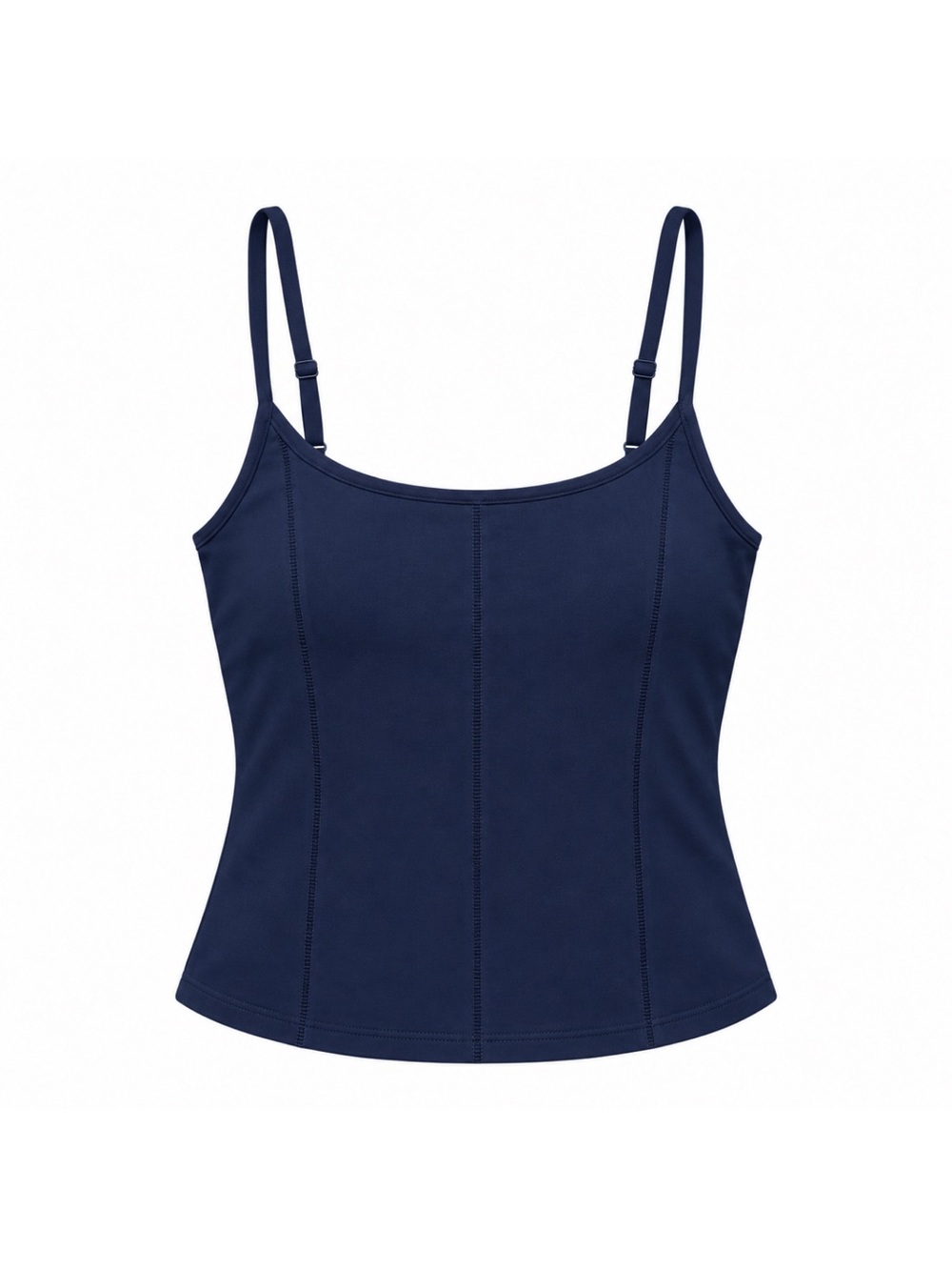 MOVE THEOLOGY seamless Adjustable Lace Trim Alara built in Bra corset top tank